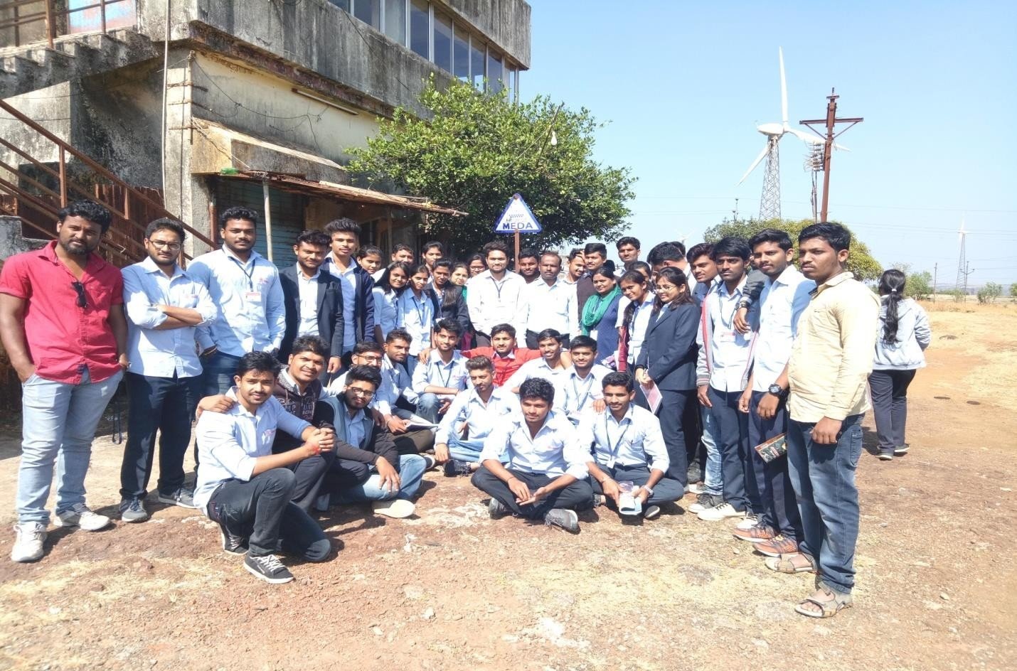Industrial Visit To Wind Power Station at  Chalkewadi